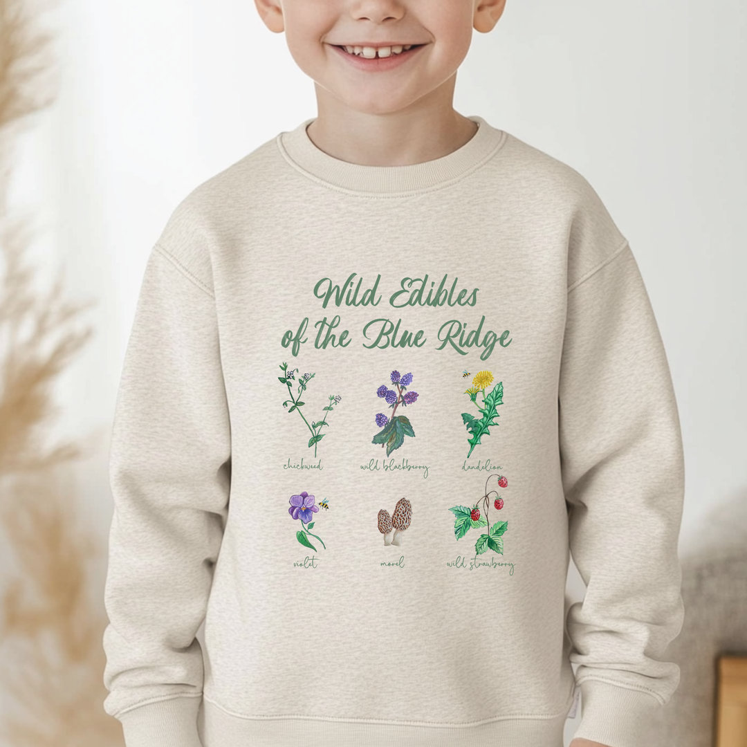 Wild Edibles - Kid's Sweatshirt - Oatmeal