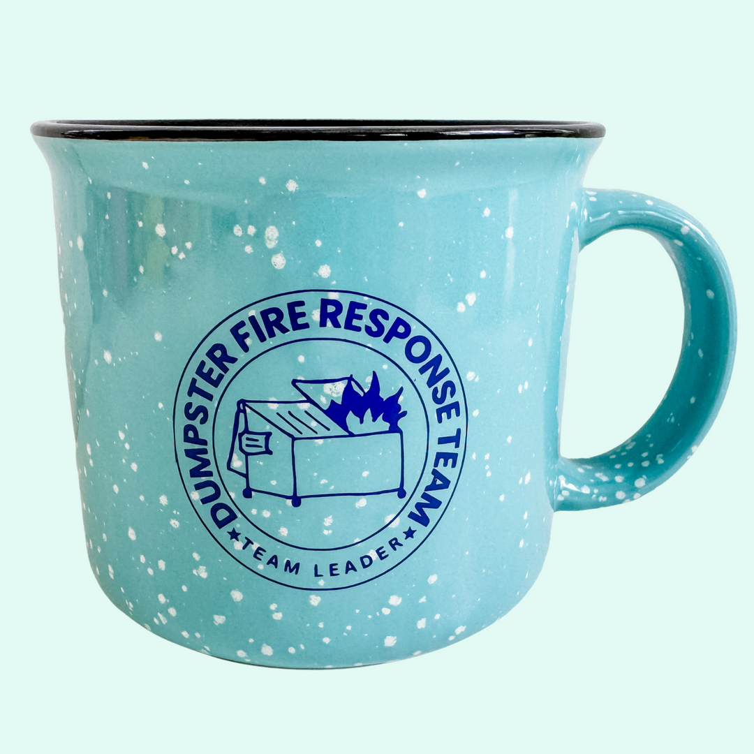 Dumpster Fire Response Team, Team Leader Campfire Mug