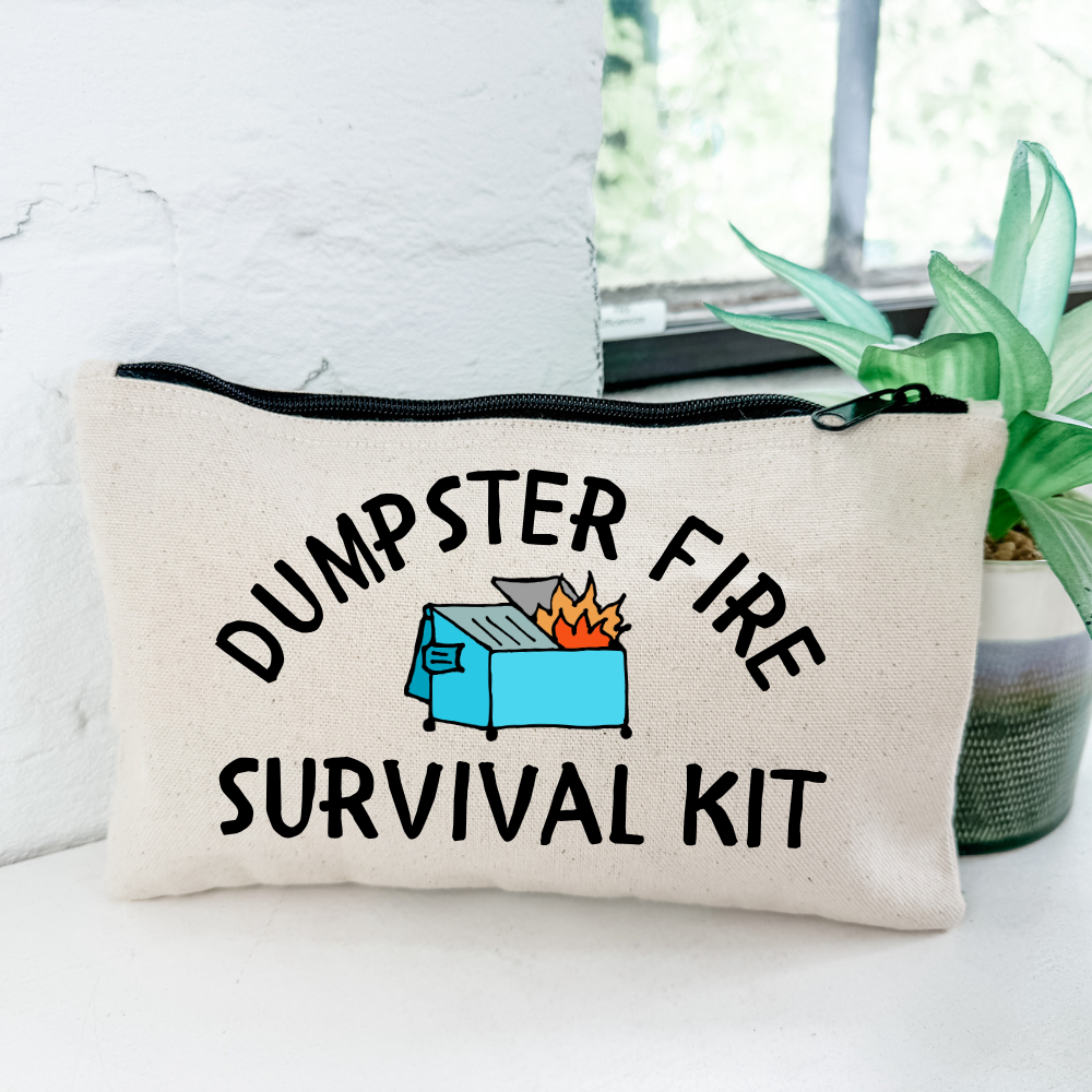 Dumpster Fire Survival Kit - Zipper Pouch