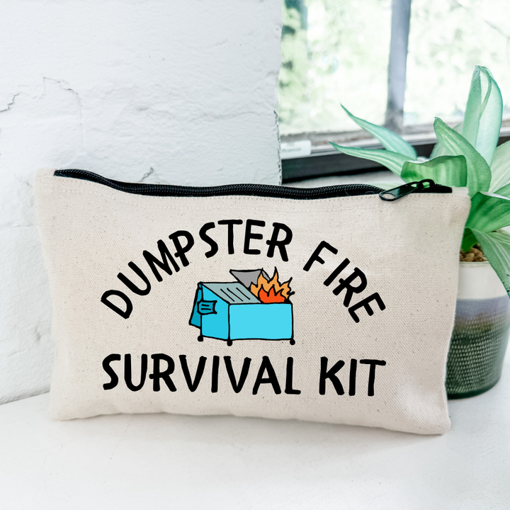 Dumpster Fire Survival Kit - Zipper Pouch