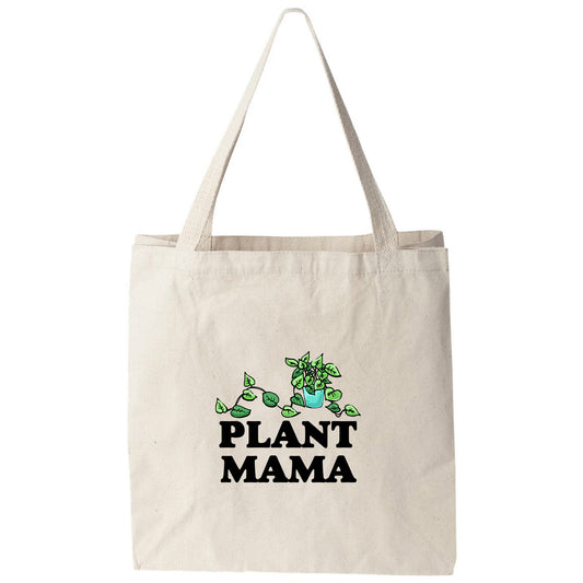 a tote bag that says plant mama