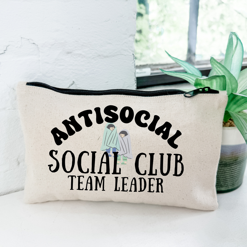 Antisocial Social Club Team Leader - Zipper Pouch