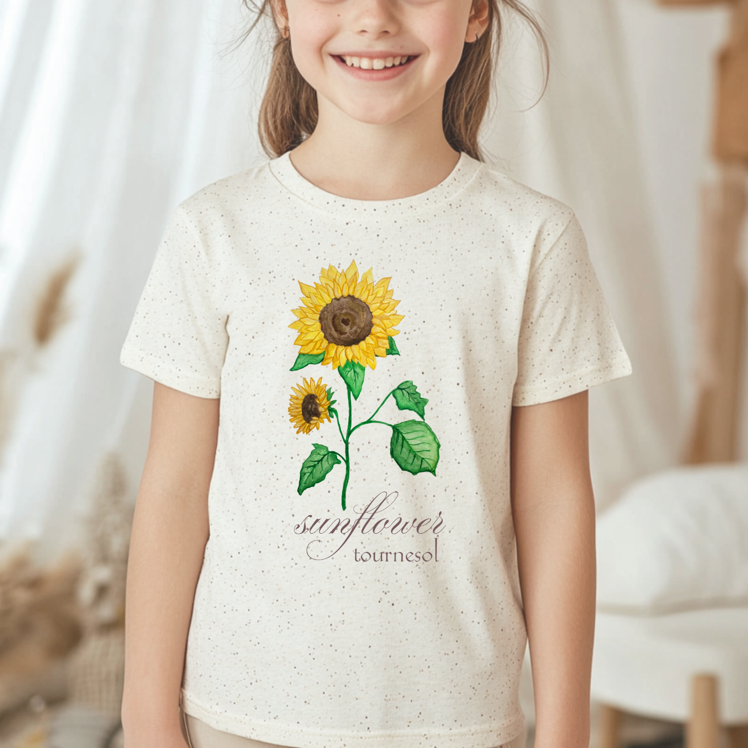 Sunflower - Kid's Tee - Oatmeal