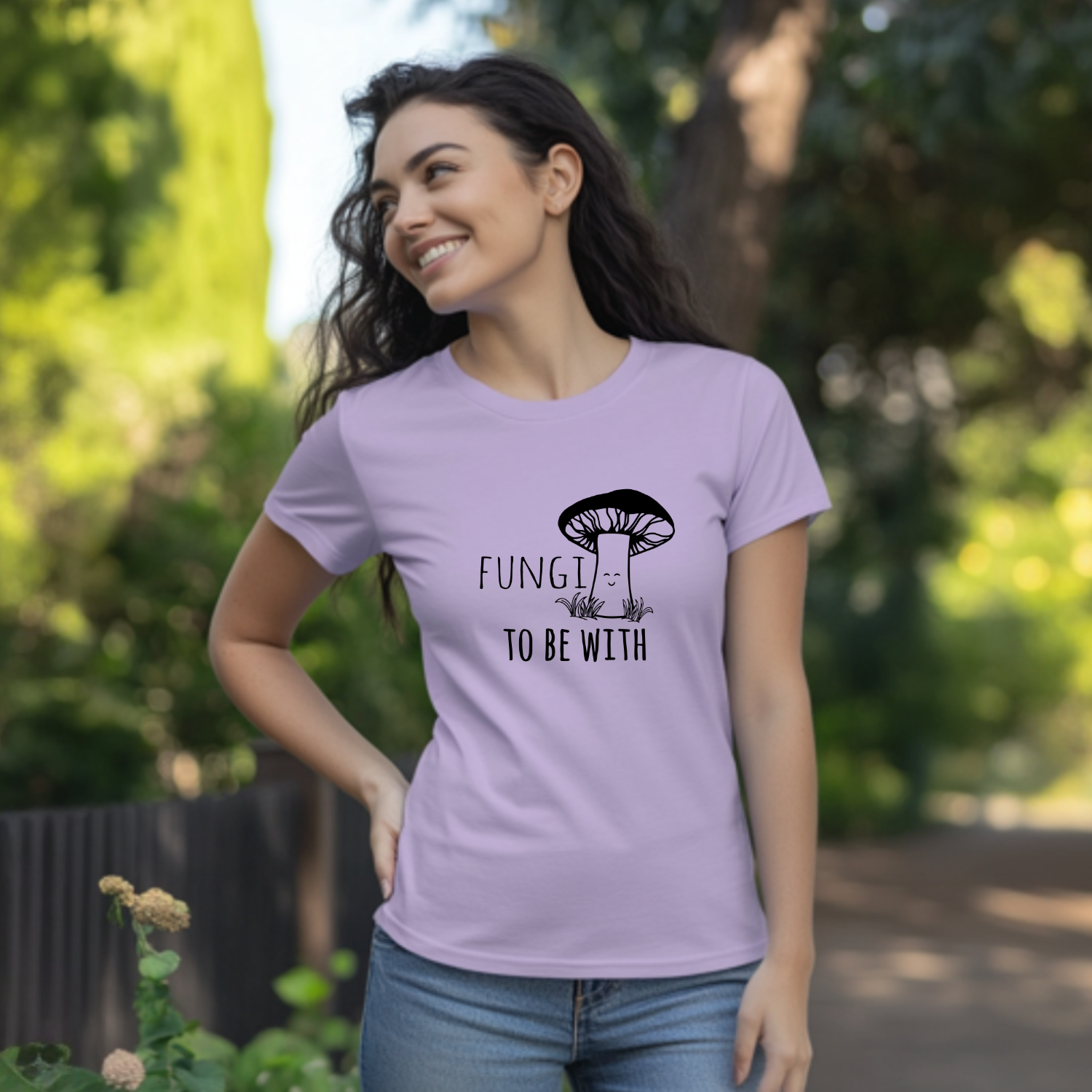 Fungi To Be With (Mushroom) - Men's / Unisex Tee
