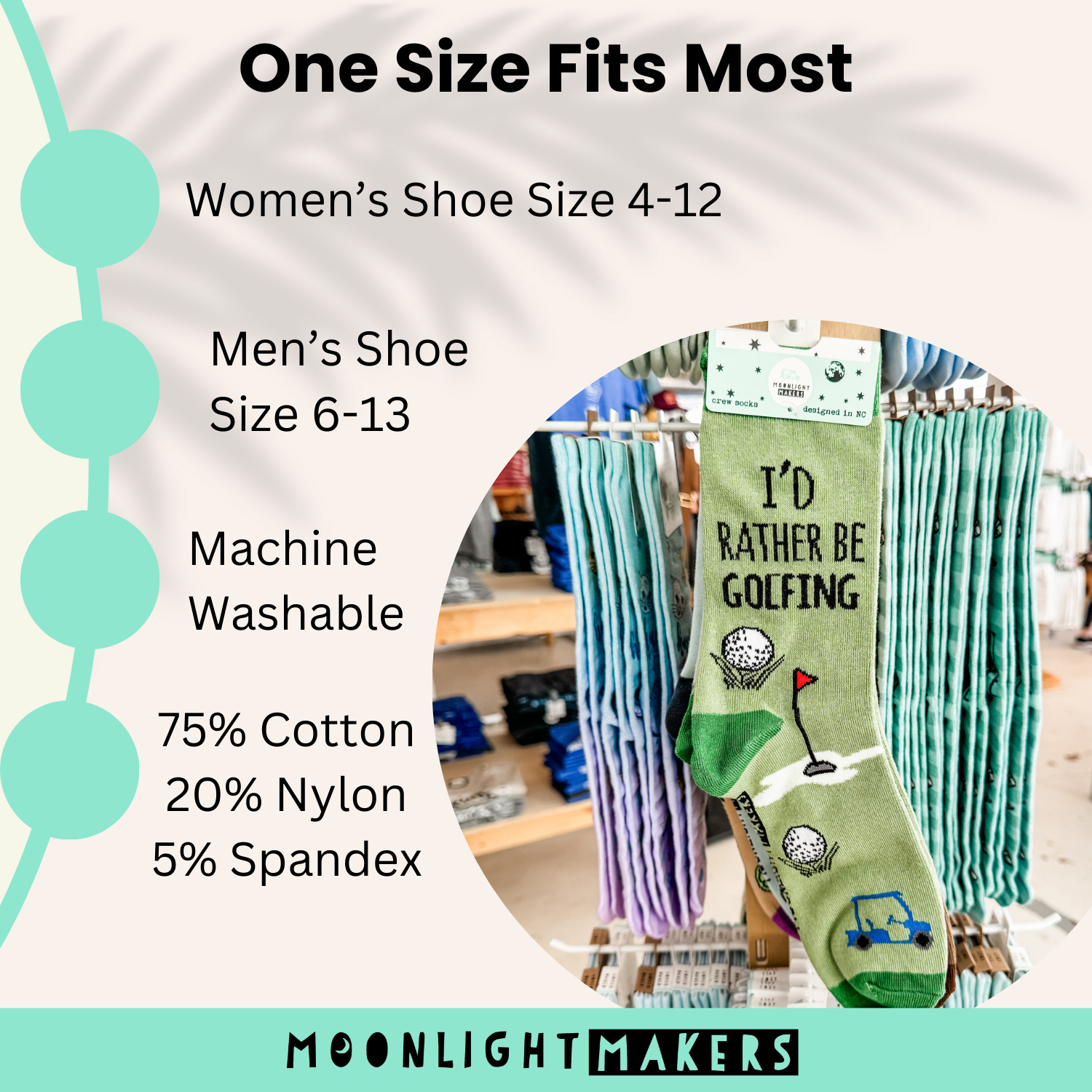 one size fits most women's shoe size - 12 men's shoe size