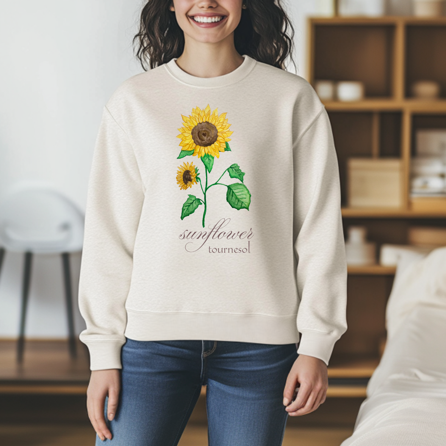 Sunflower - Unisex Sweatshirt - Oatmeal