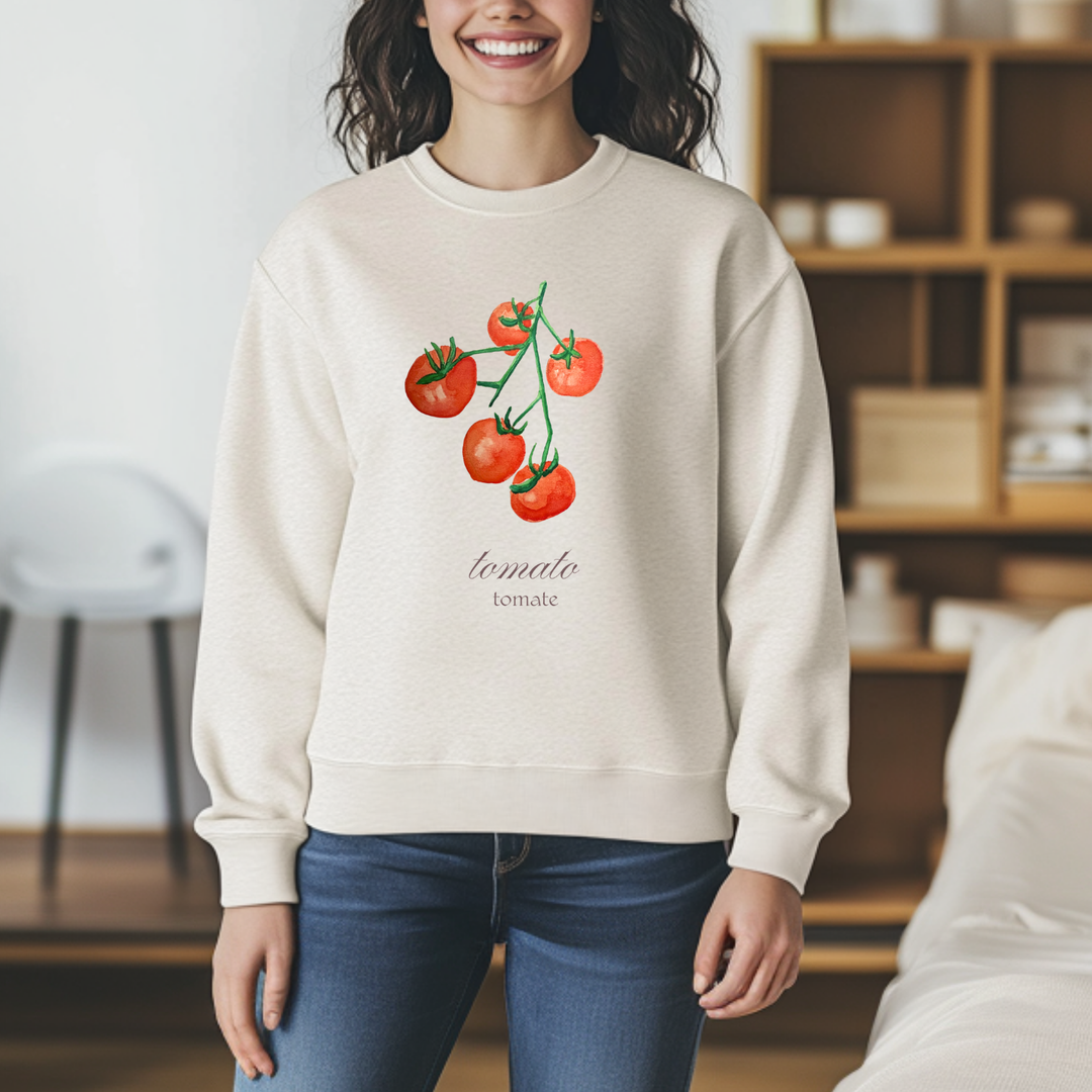 Tomato - Unisex Sweatshirt - Oatmeal