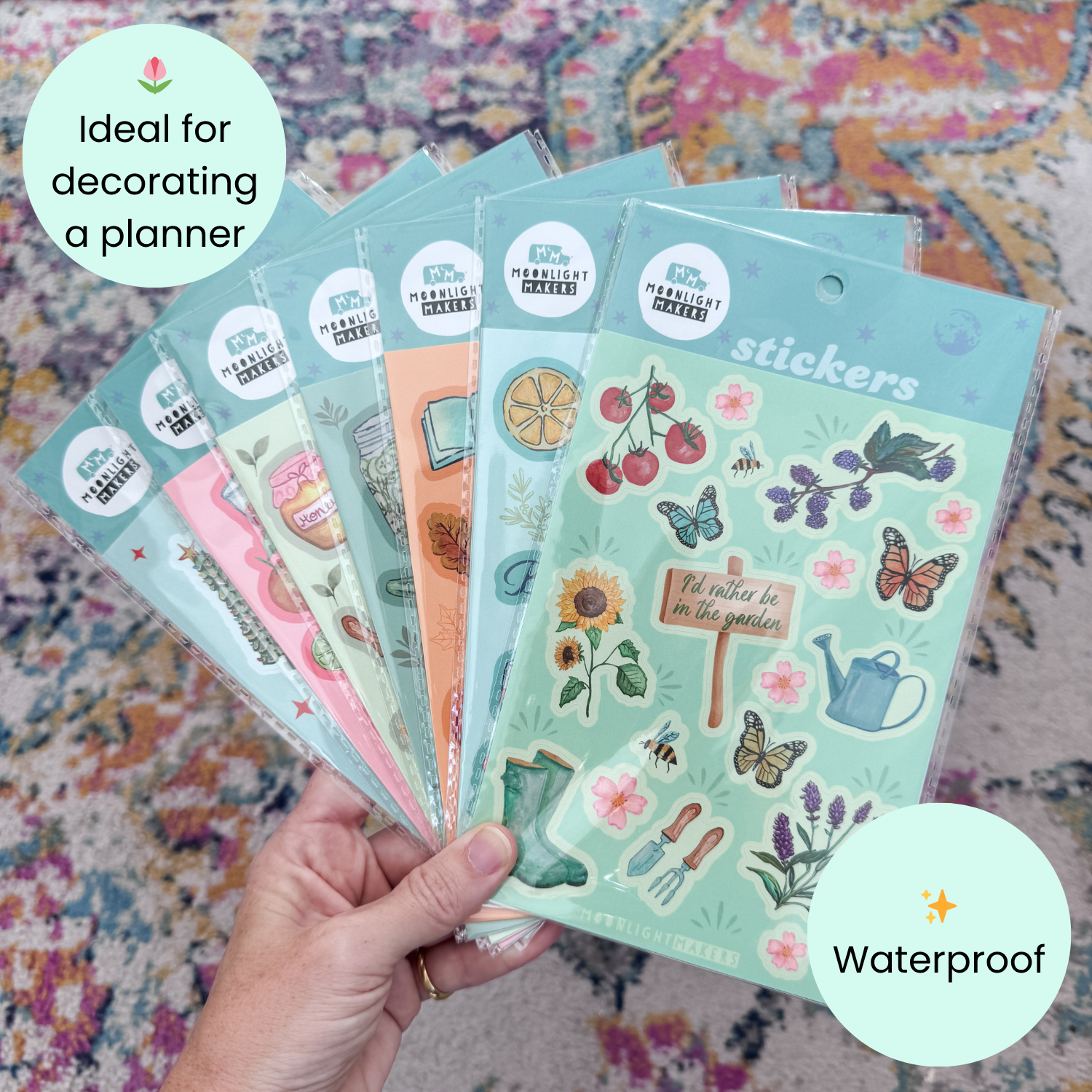 Merry & Bright Christmas Sticker Sheet