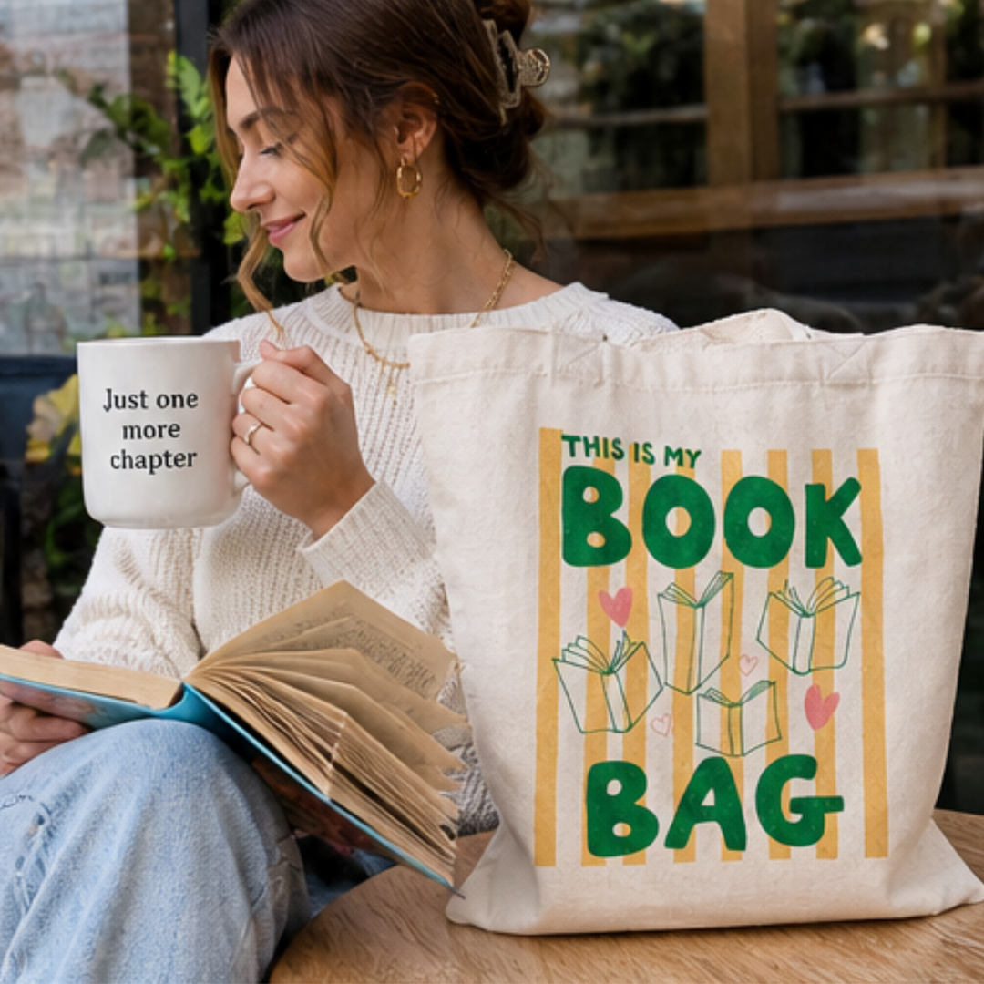 This Is My Book Bag Tote Bag