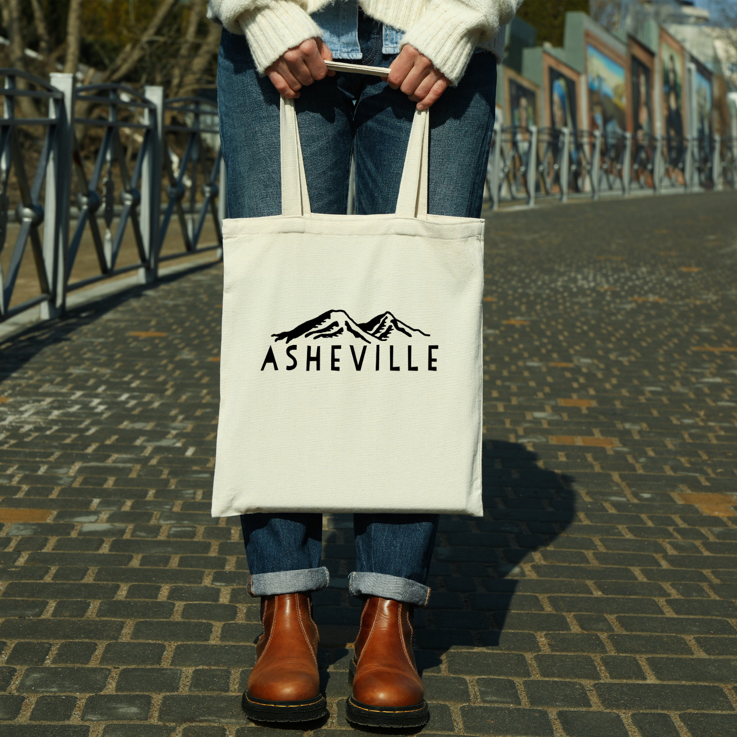 Asheville NC Mountains - Tote Bag