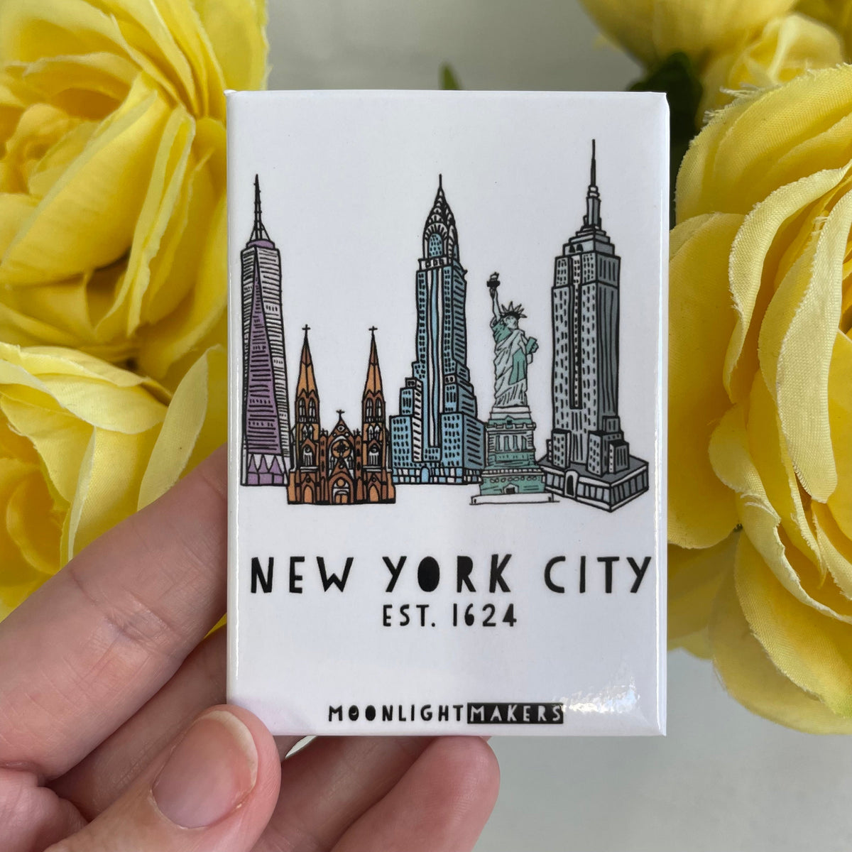 New York City, New York - Magnet - MoonlightMakers