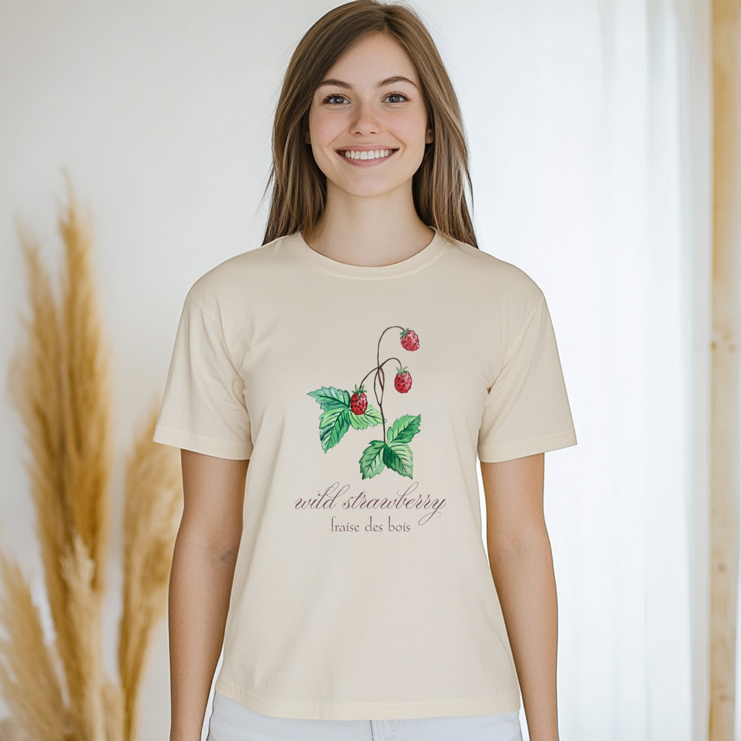 Wild Strawberry - Men's / Unisex Tee - Oatmeal