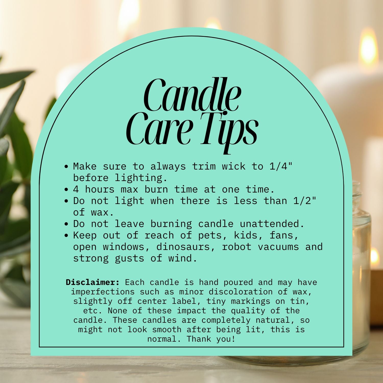 a candle that is sitting on a table