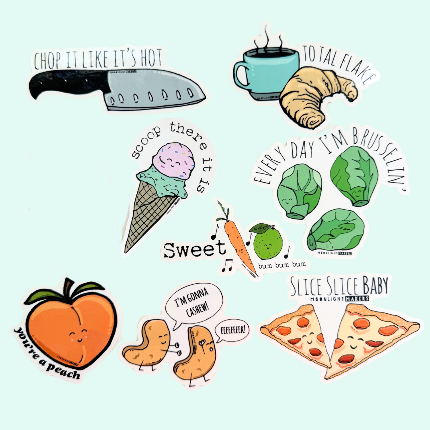 SALE Foodie/ Kitchen Stickers
