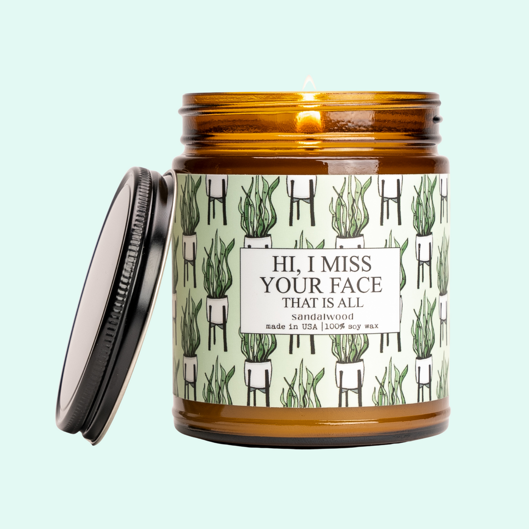 a jar with a candle inside of it