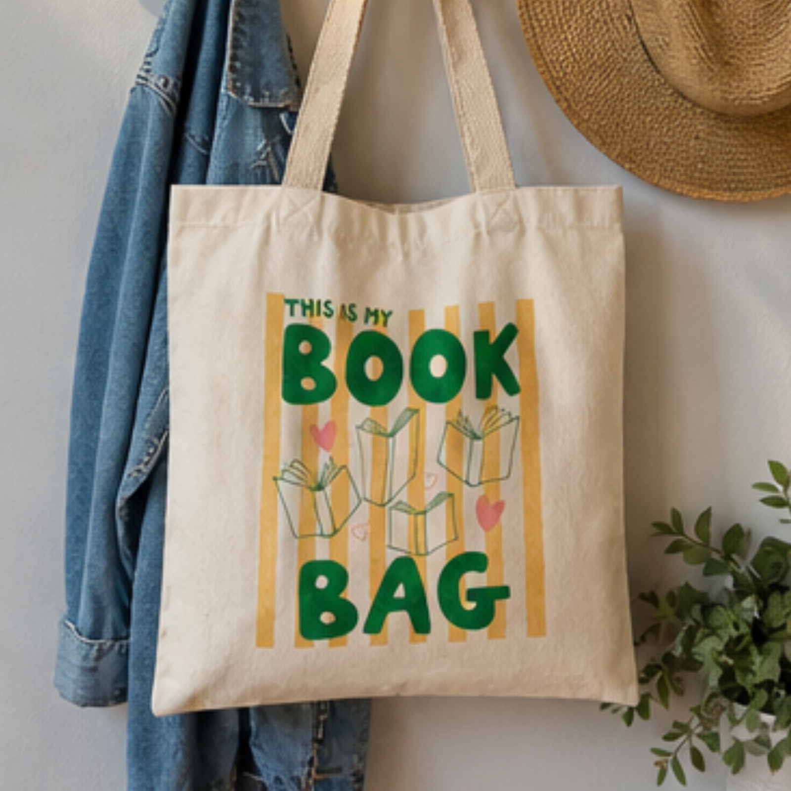 This Is My Book Bag Tote Bag