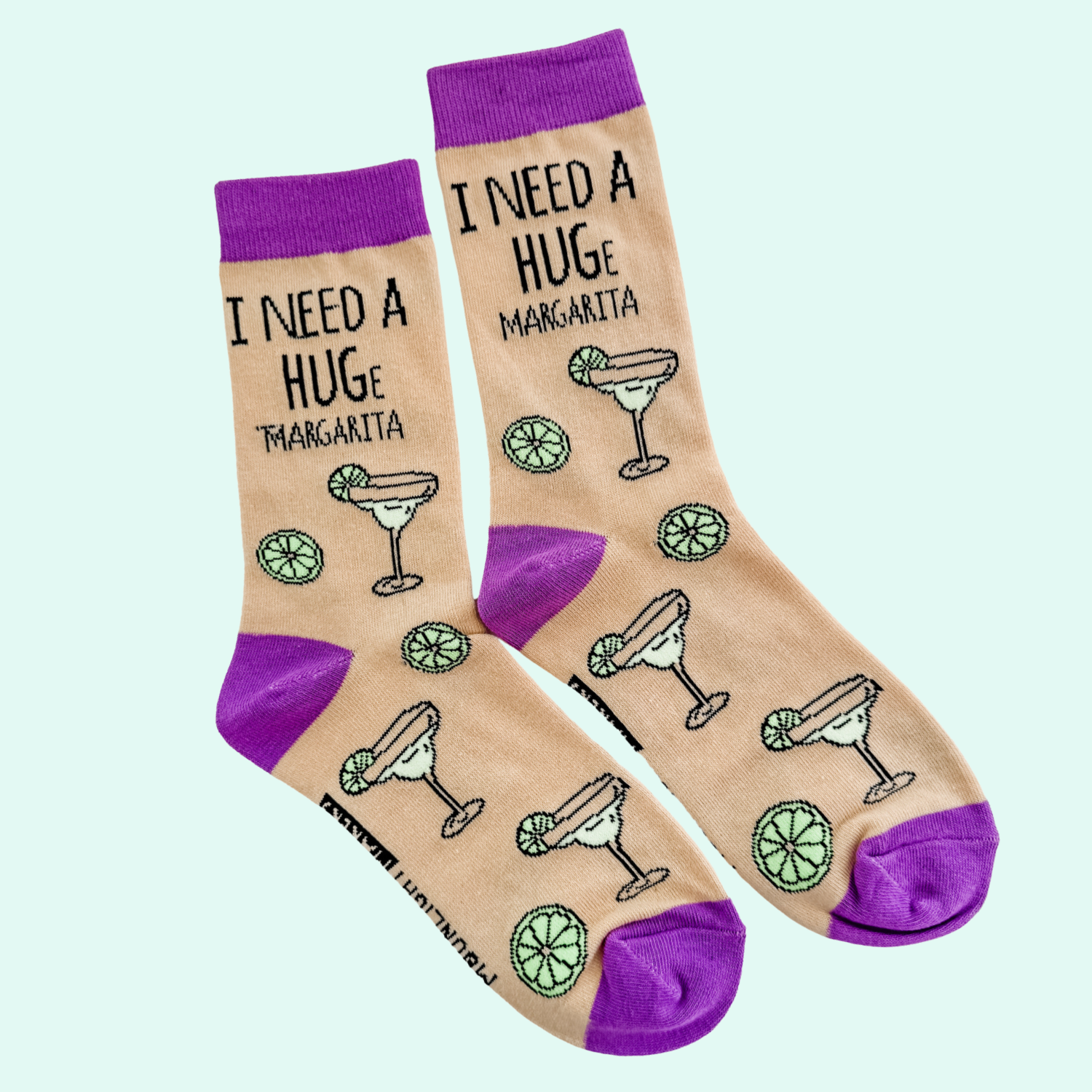I Need A HUGe Margarita Funny Socks