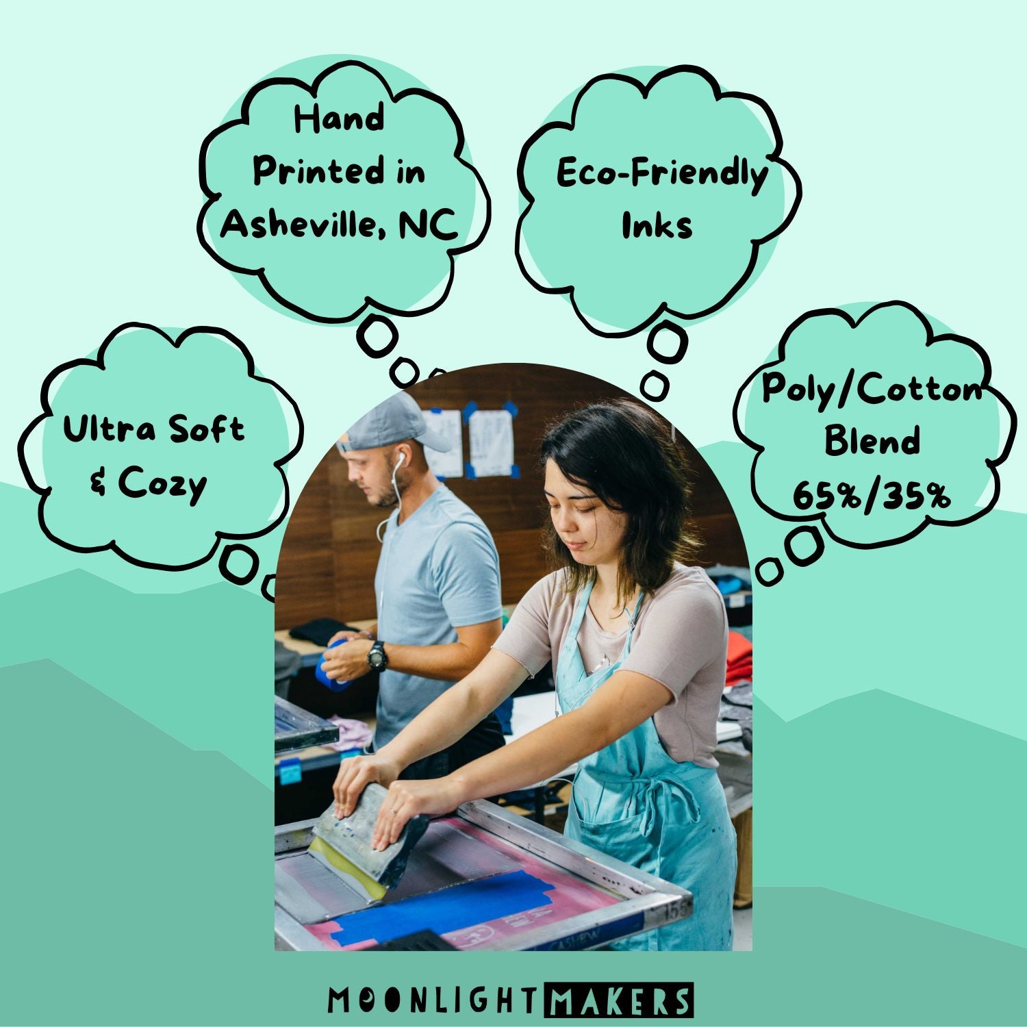 a man and a woman are working together