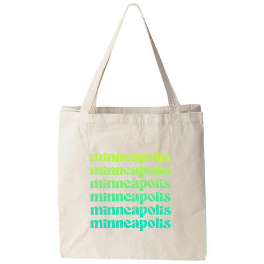 a tote bag with the words minnesota on it