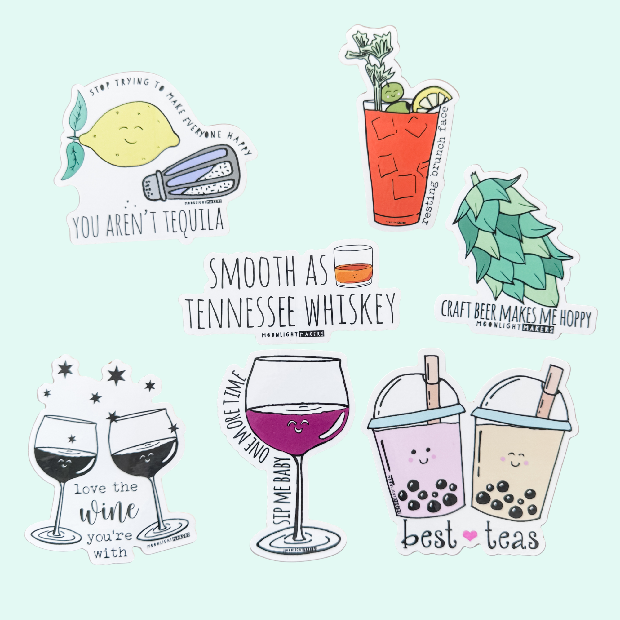 SALE Drinks Stickers - MoonlightMakers