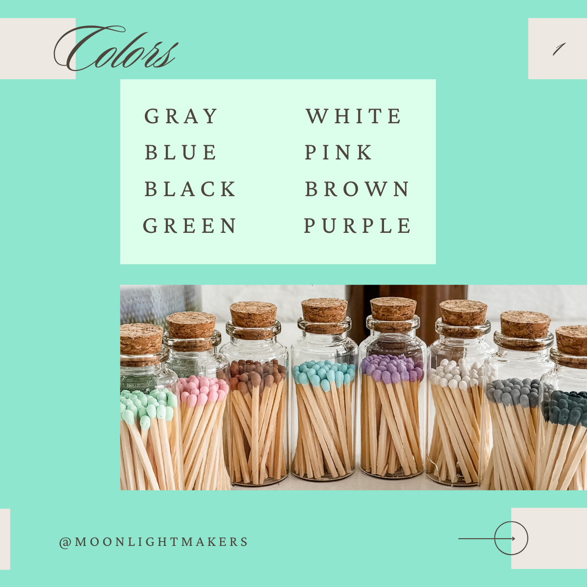 a table topped with lots of different colored matches