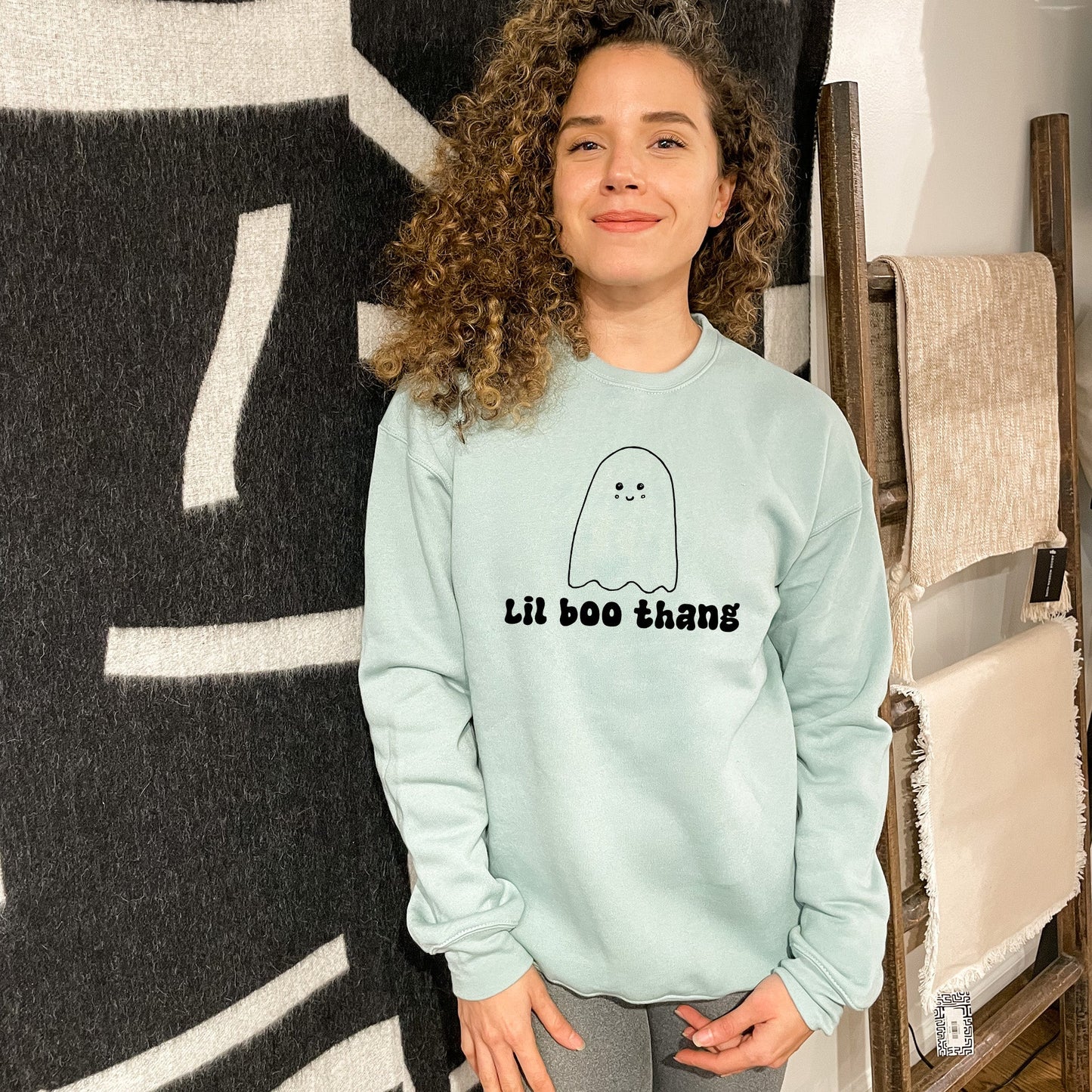 Lil Boo Thang - Unisex Sweatshirt - Heather Gray, Dusty Blue, Mauve, or Gold