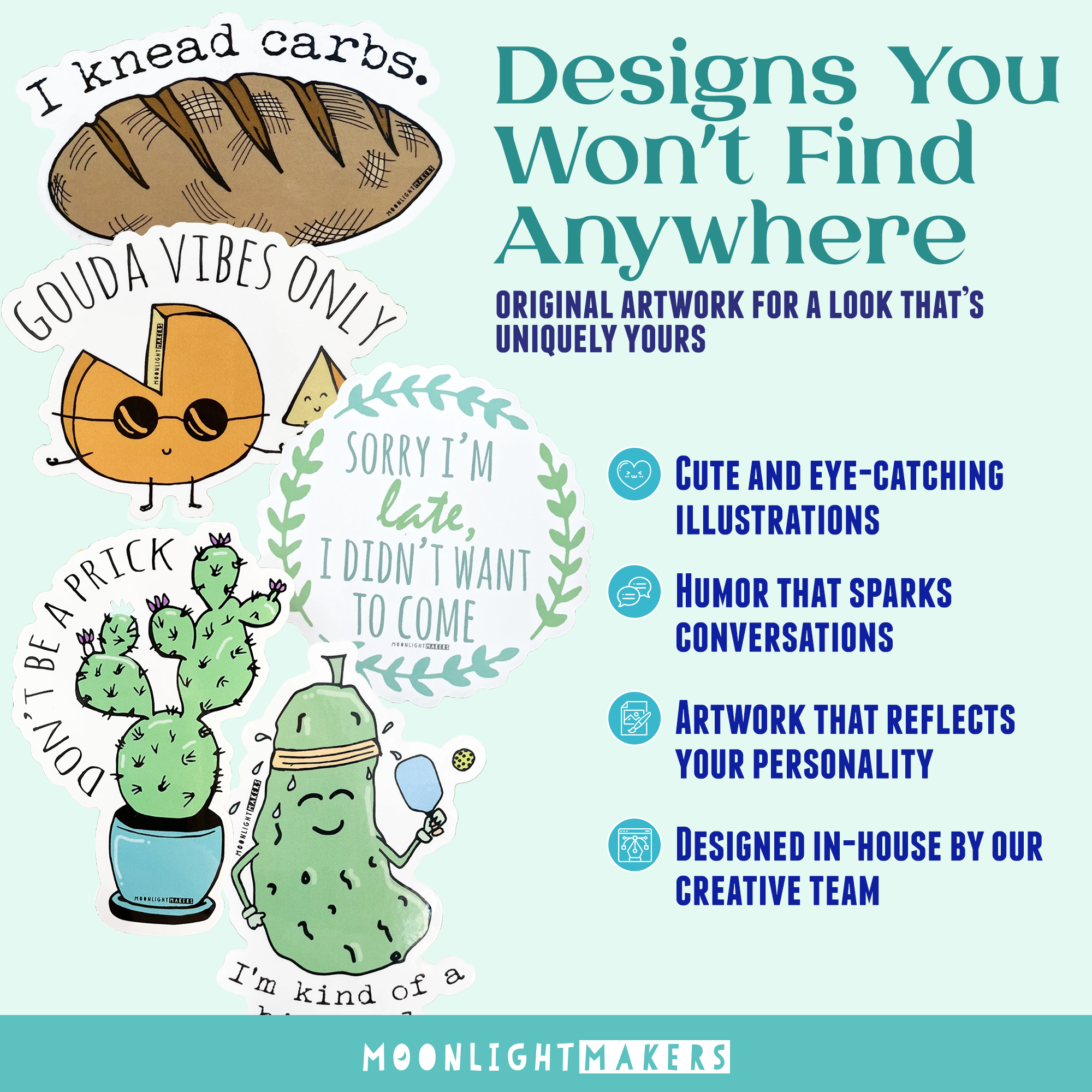 a poster with a cactus and other things on it