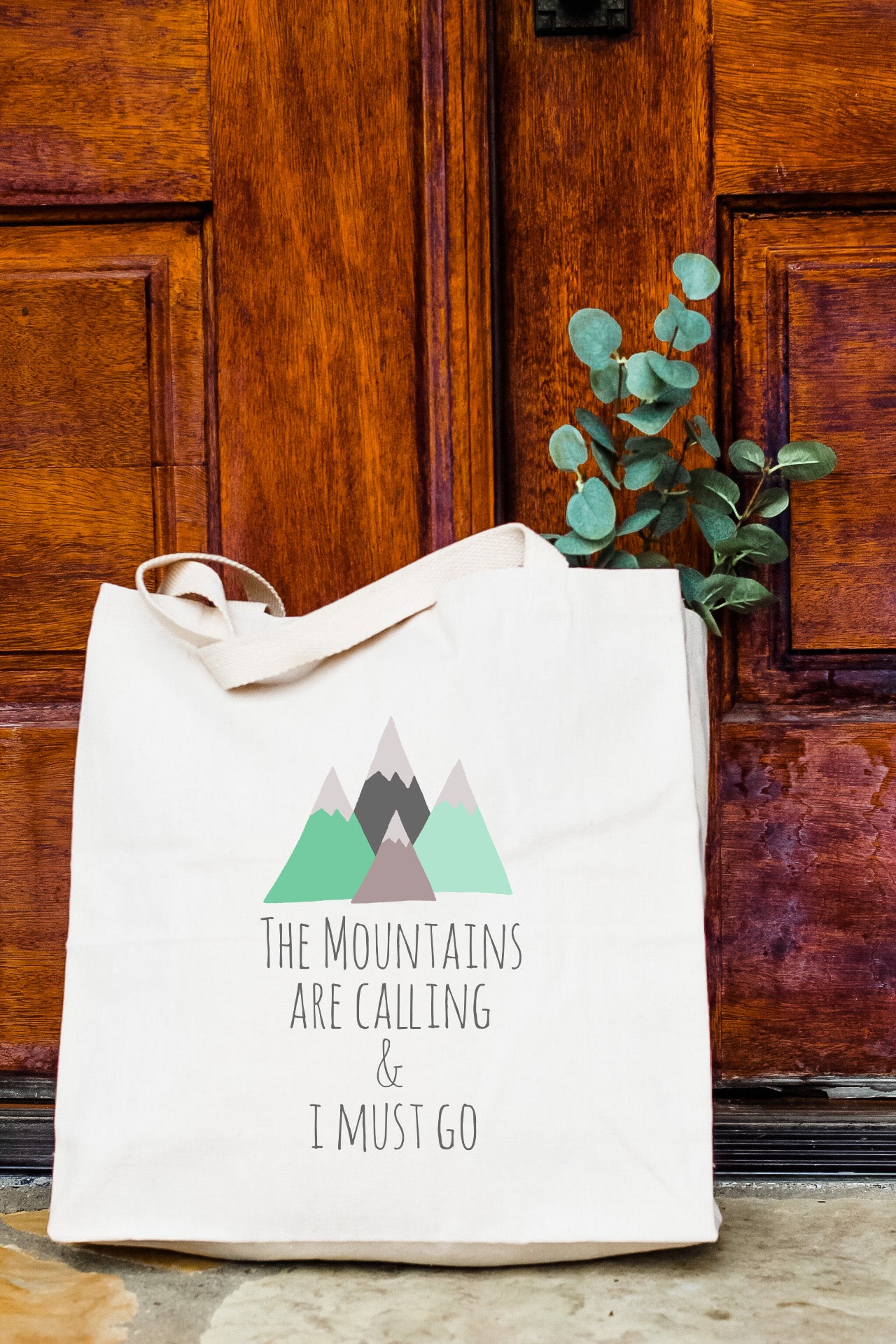 The Mountains Are Calling And I Must Go - Full Color Tote