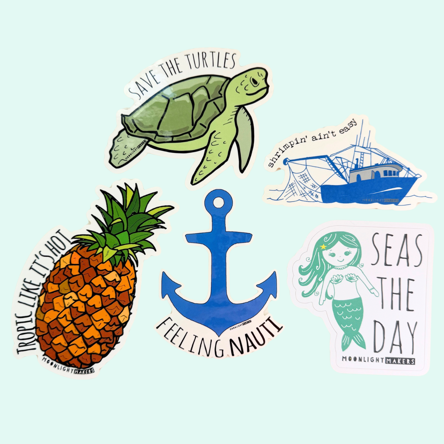 SALE Beachy Stickers