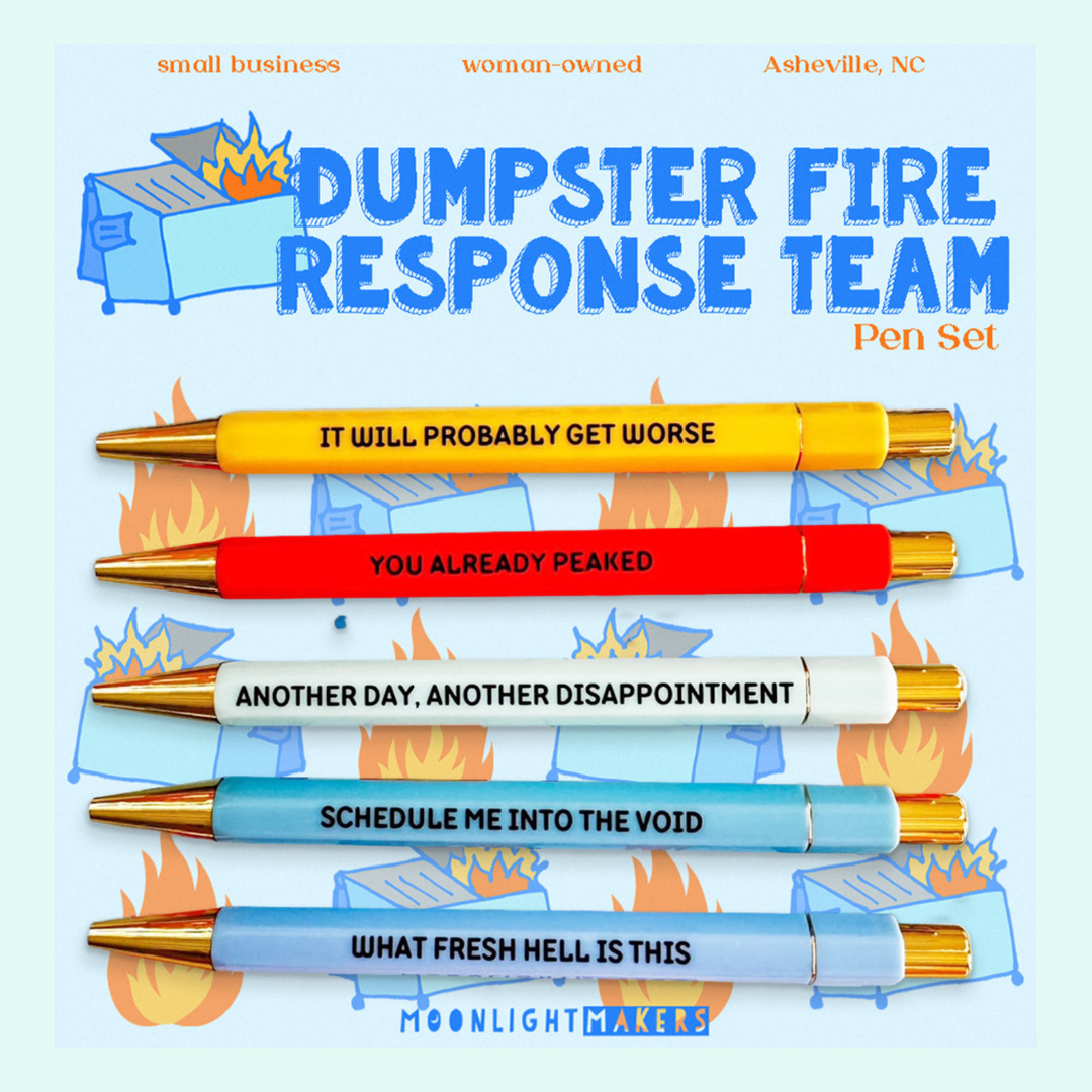 Dumpster Fire Response Team - Pen Set - MoonlightMakers