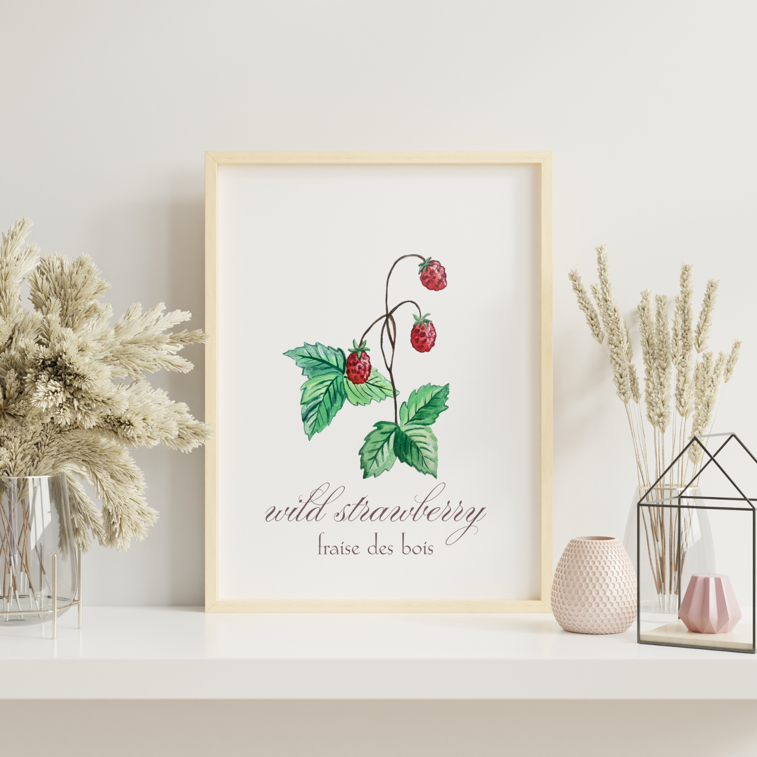 Wild Strawberry Art Print