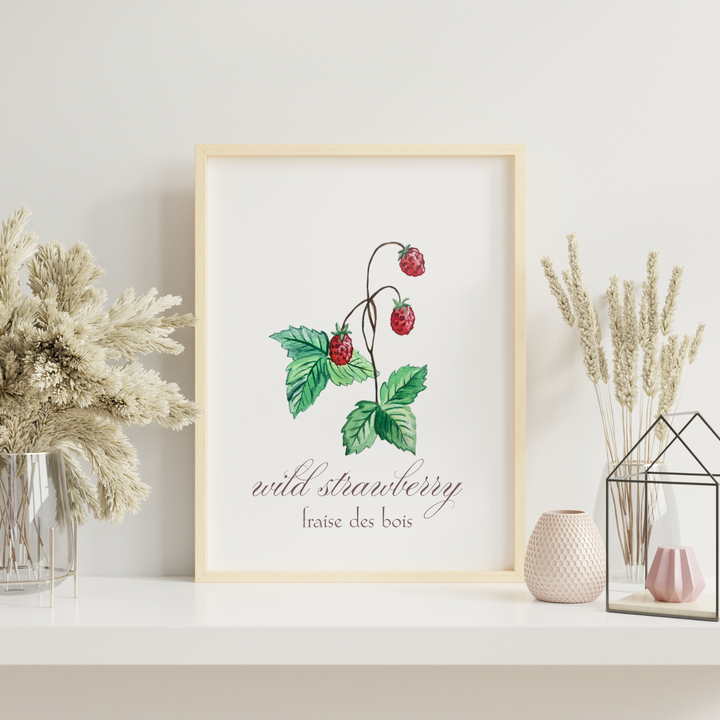 Wild Strawberry Art Print