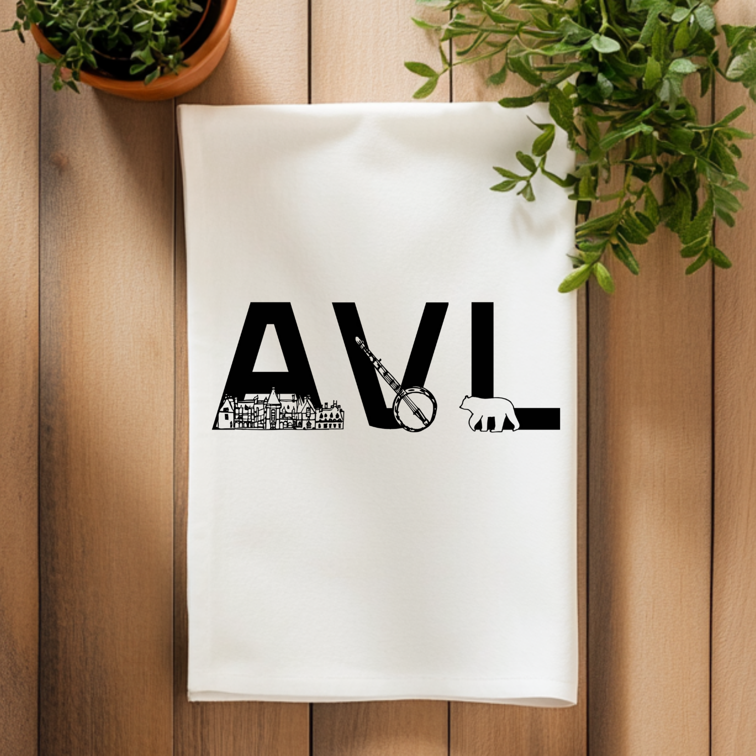 AVL (Asheville) Kitchen Towel