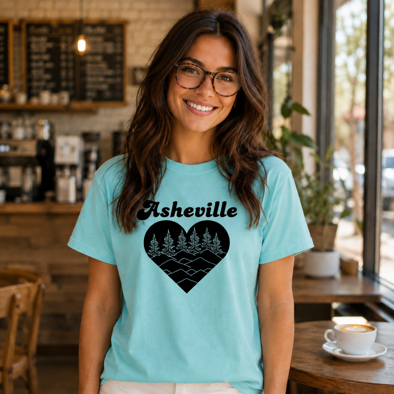 Asheville Heart Comfort Colors® T-Shirt