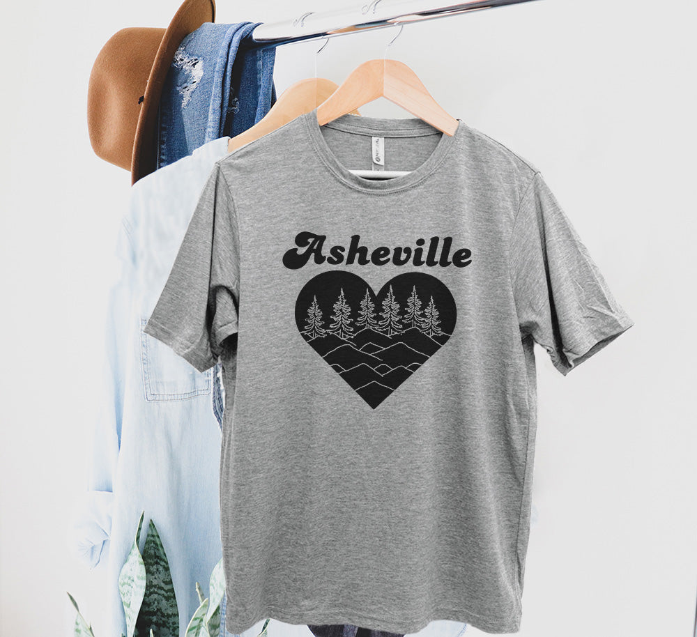 Asheville Heart - Men's / Unisex Tee