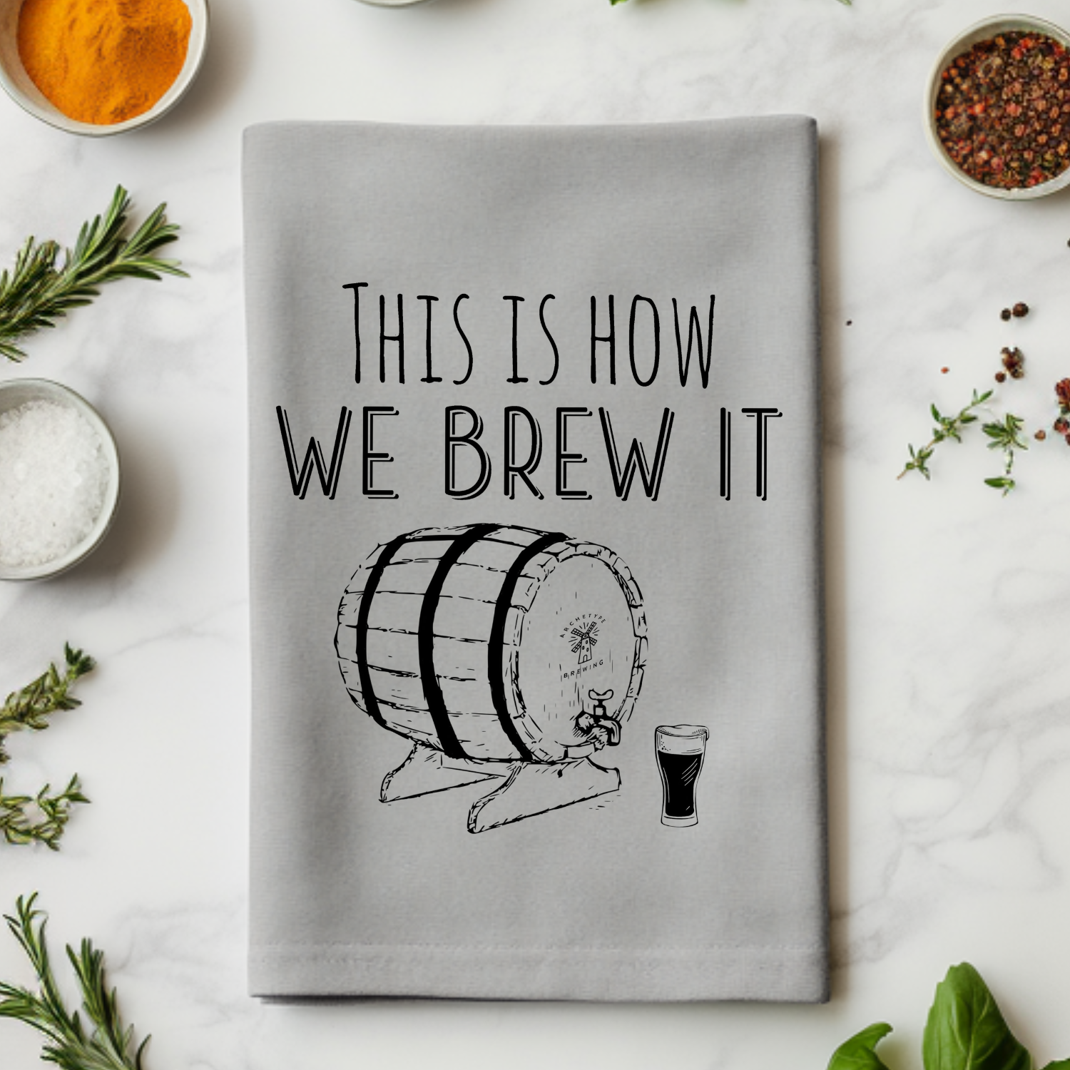 This Is How We Brew It Kitchen Towel