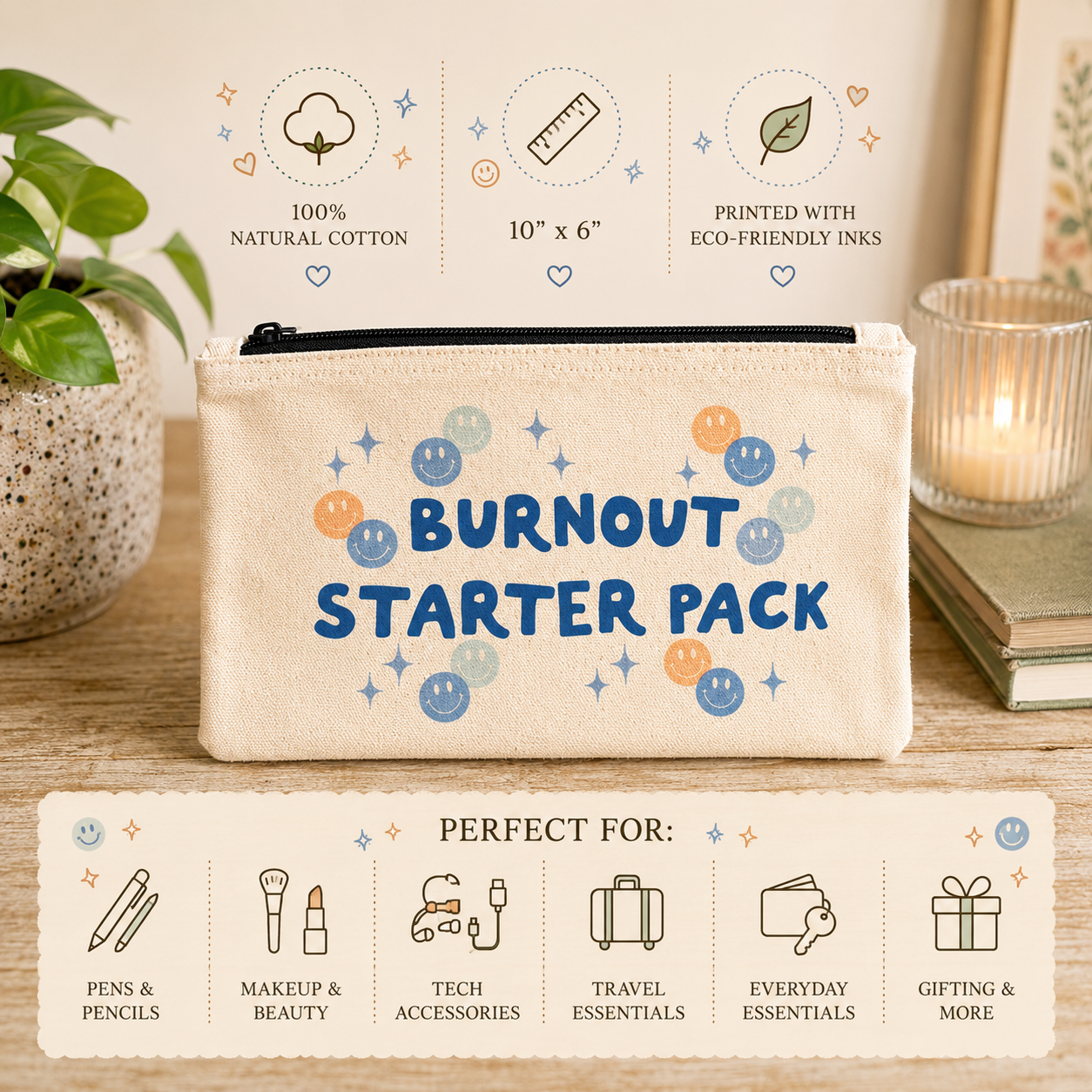 Burnout Starter Pack - Zipper Pouch
