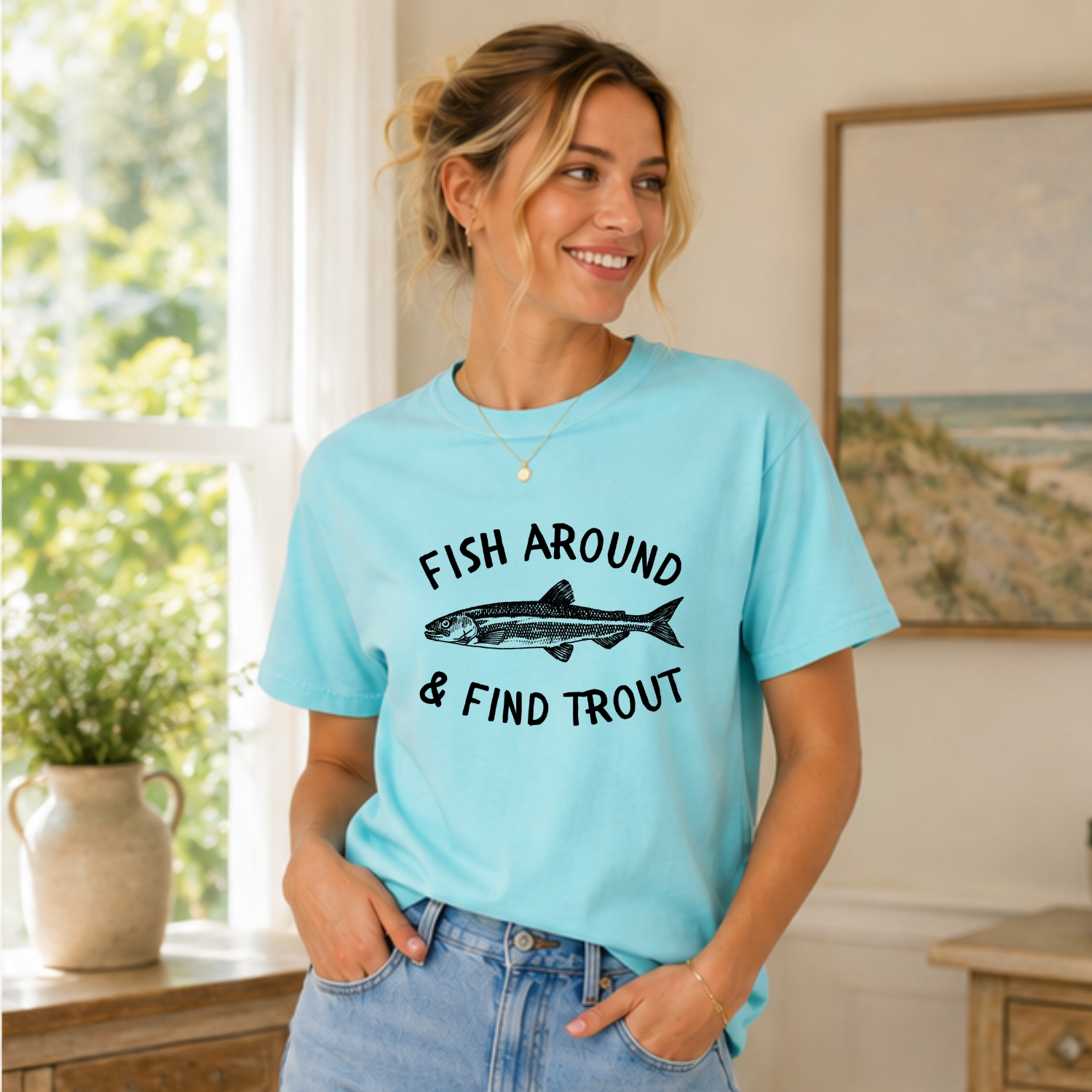Fish Around & Find Trout Comfort Colors® T-Shirt