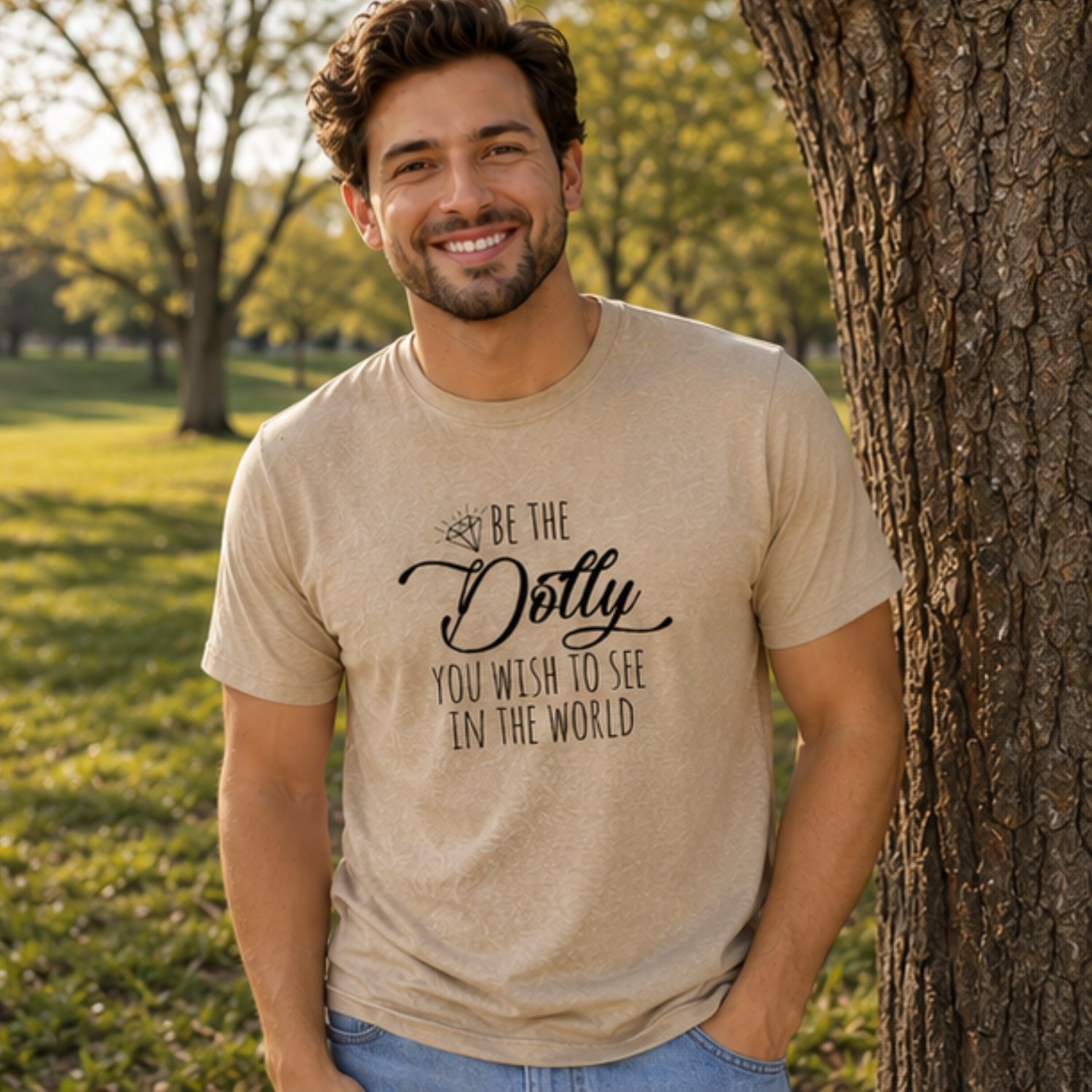Be the Dolly You Wish to See in the World (Dolly Parton) - Men's / Unisex Tee
