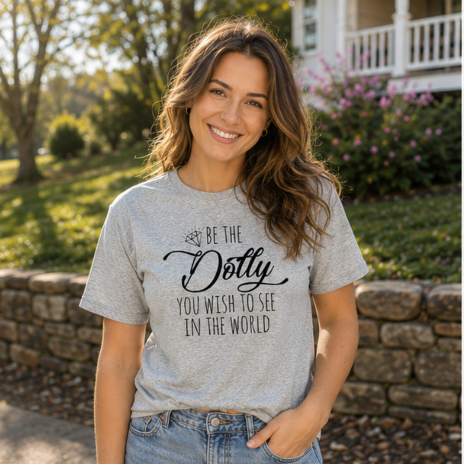 Be the Dolly You Wish to See in the World (Dolly Parton) - Men's / Unisex Tee