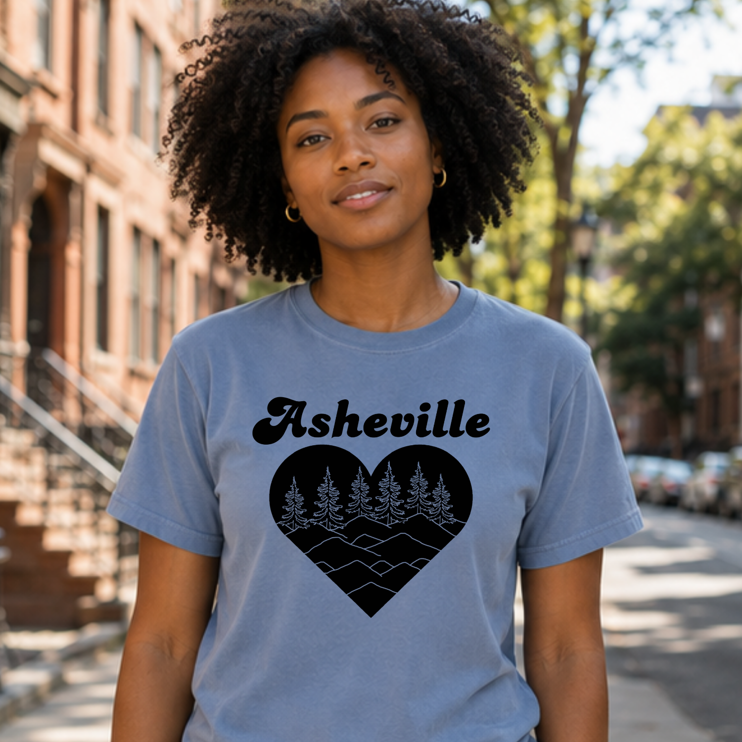 Asheville Heart Comfort Colors® T-Shirt