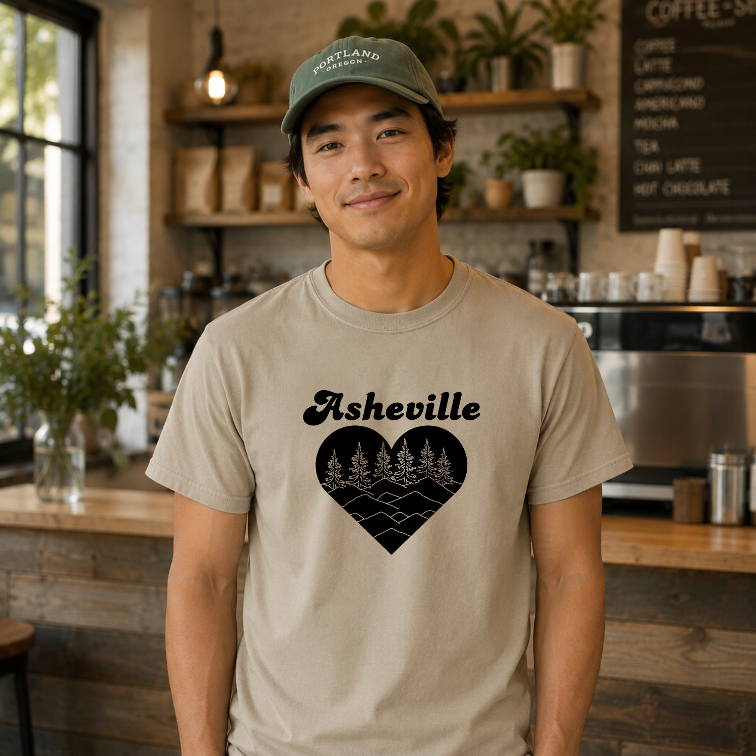Asheville Heart Comfort Colors® T-Shirt