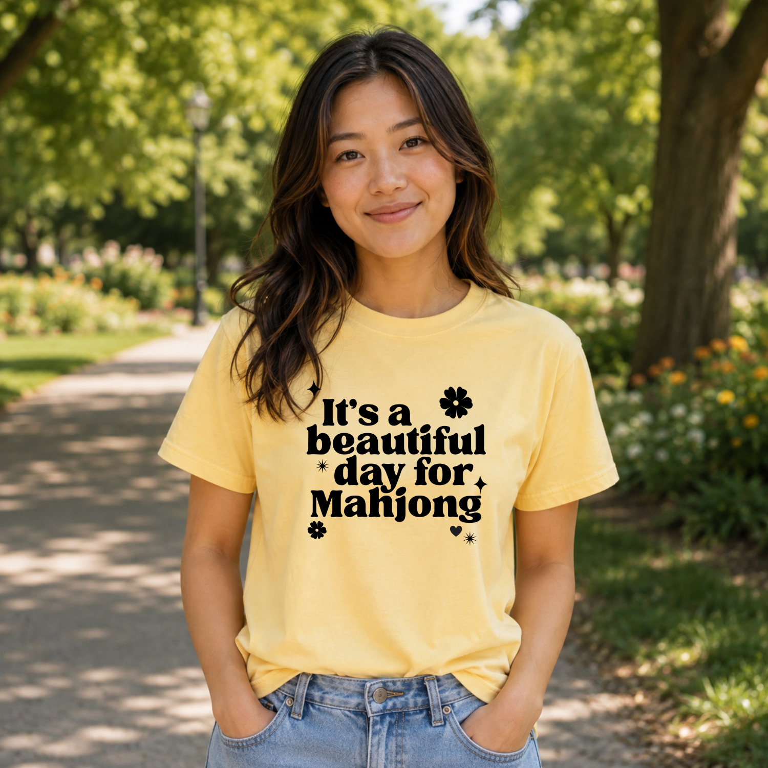 It's A Beautiful Day For Mahjong Comfort Colors® T-Shirt