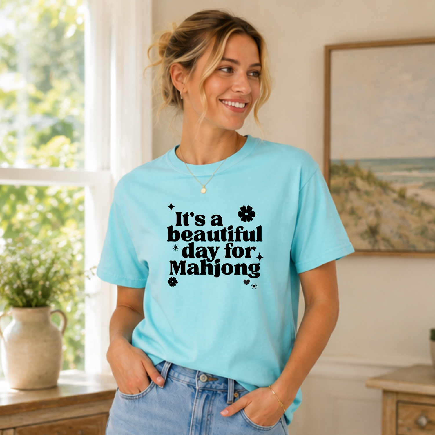 It's A Beautiful Day For Mahjong Comfort Colors® T-Shirt