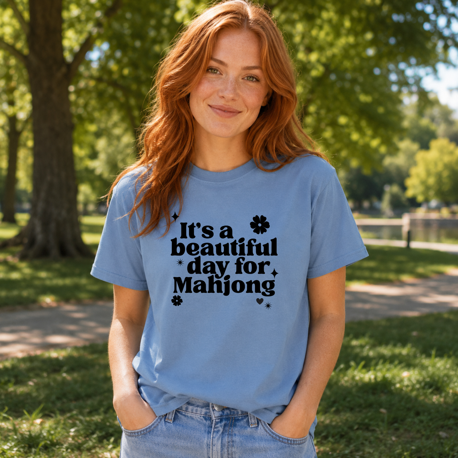 It's A Beautiful Day For Mahjong Comfort Colors® T-Shirt