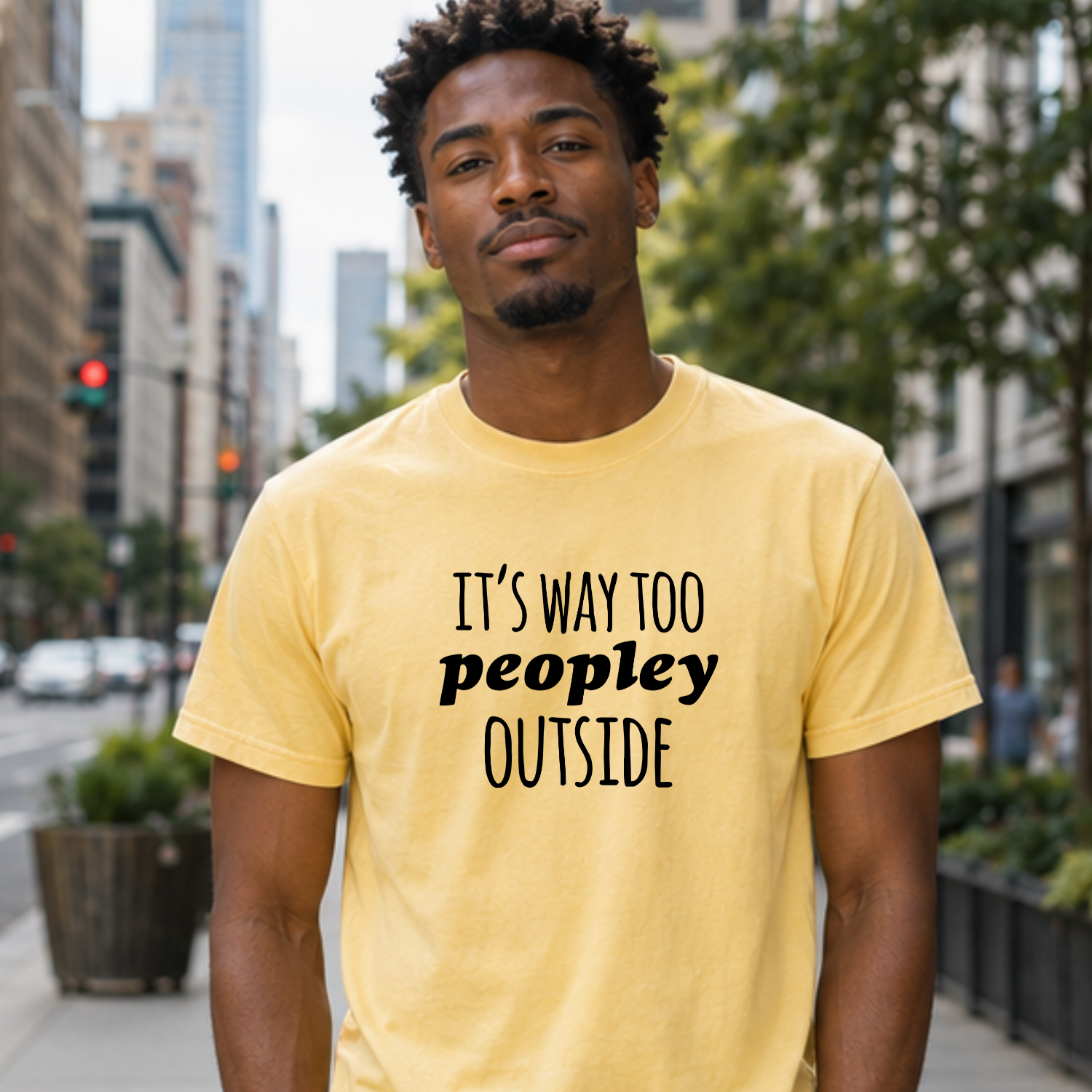 It's Way Too Peopley Outside Comfort Colors® T-Shirt
