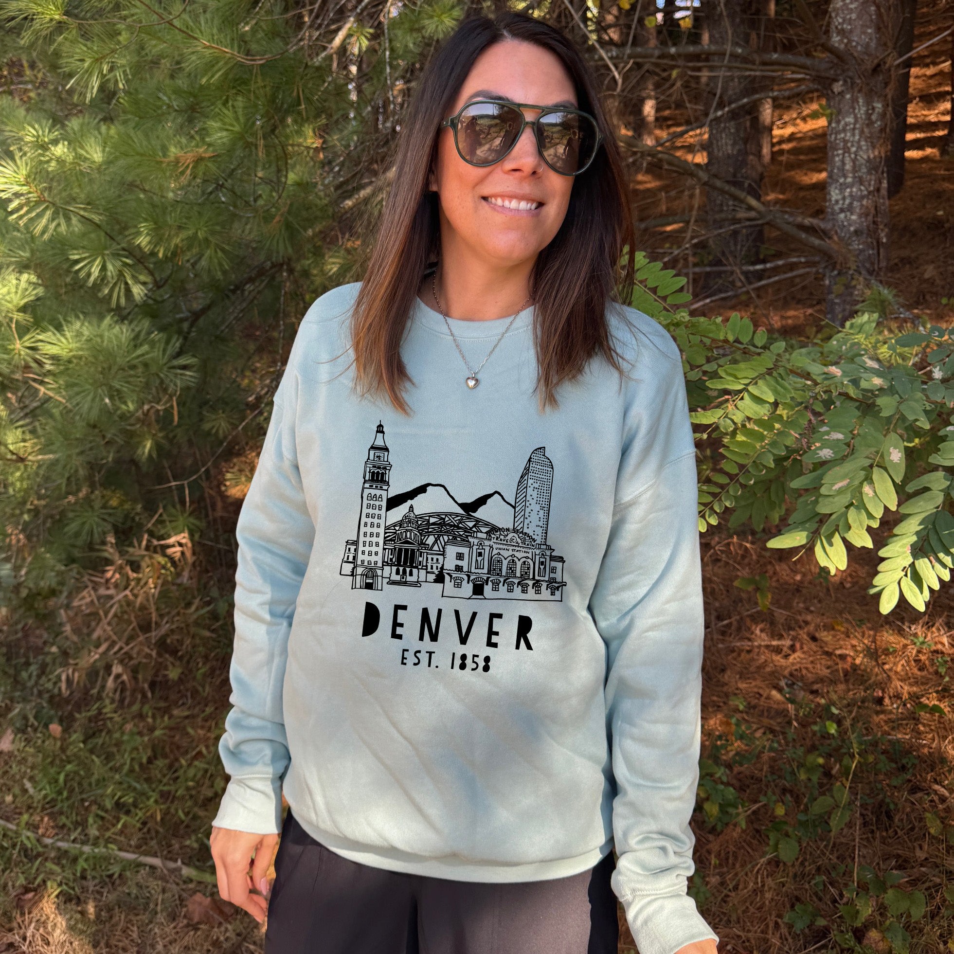 Denver Colorado Skyline - Unisex Sweatshirt