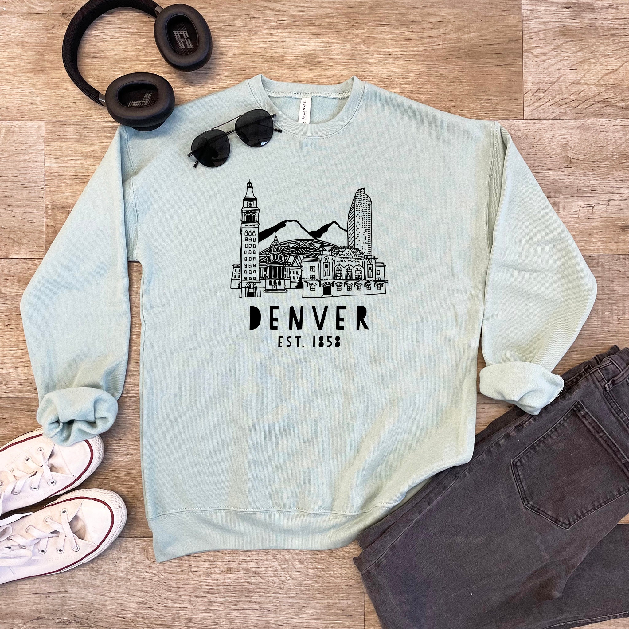 Denver Colorado Skyline - Unisex Sweatshirt