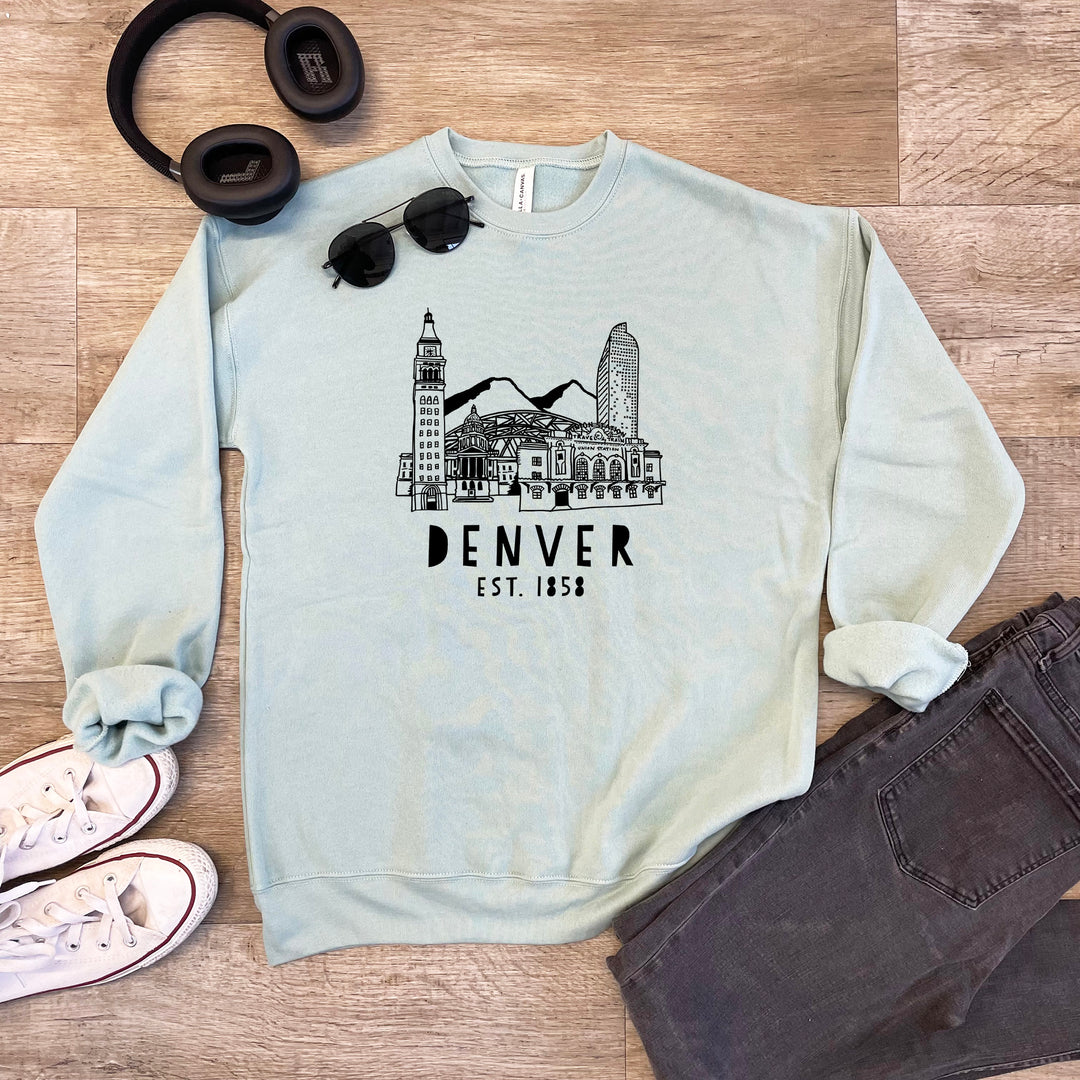 Denver Colorado Skyline - Unisex Sweatshirt
