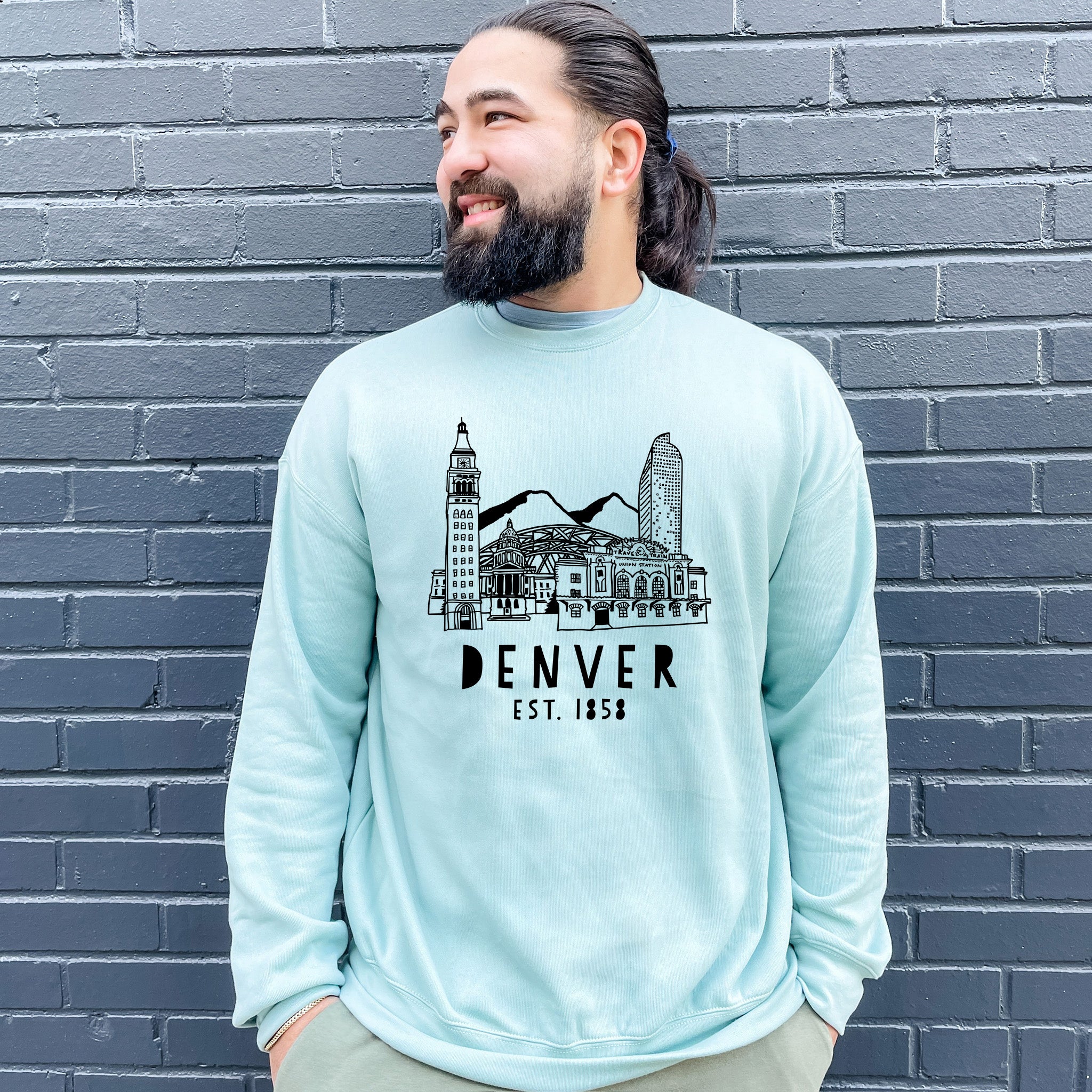 Denver Colorado Skyline - Unisex Sweatshirt